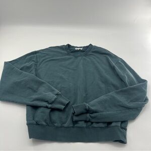 Good American Green Crewneck Pullover Women’s